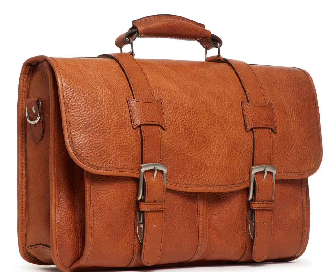 Leather briefcase
