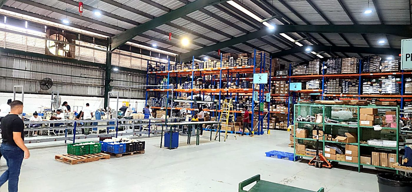 Larimar production floor
